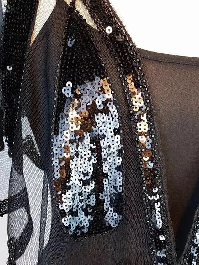 1920s Gatsby Sparkle Bolero Women's Wrap Shawls Vintage Sleeveless Sequins Wraps With Paillette For Party Wedding Guest Spring Summer Fall