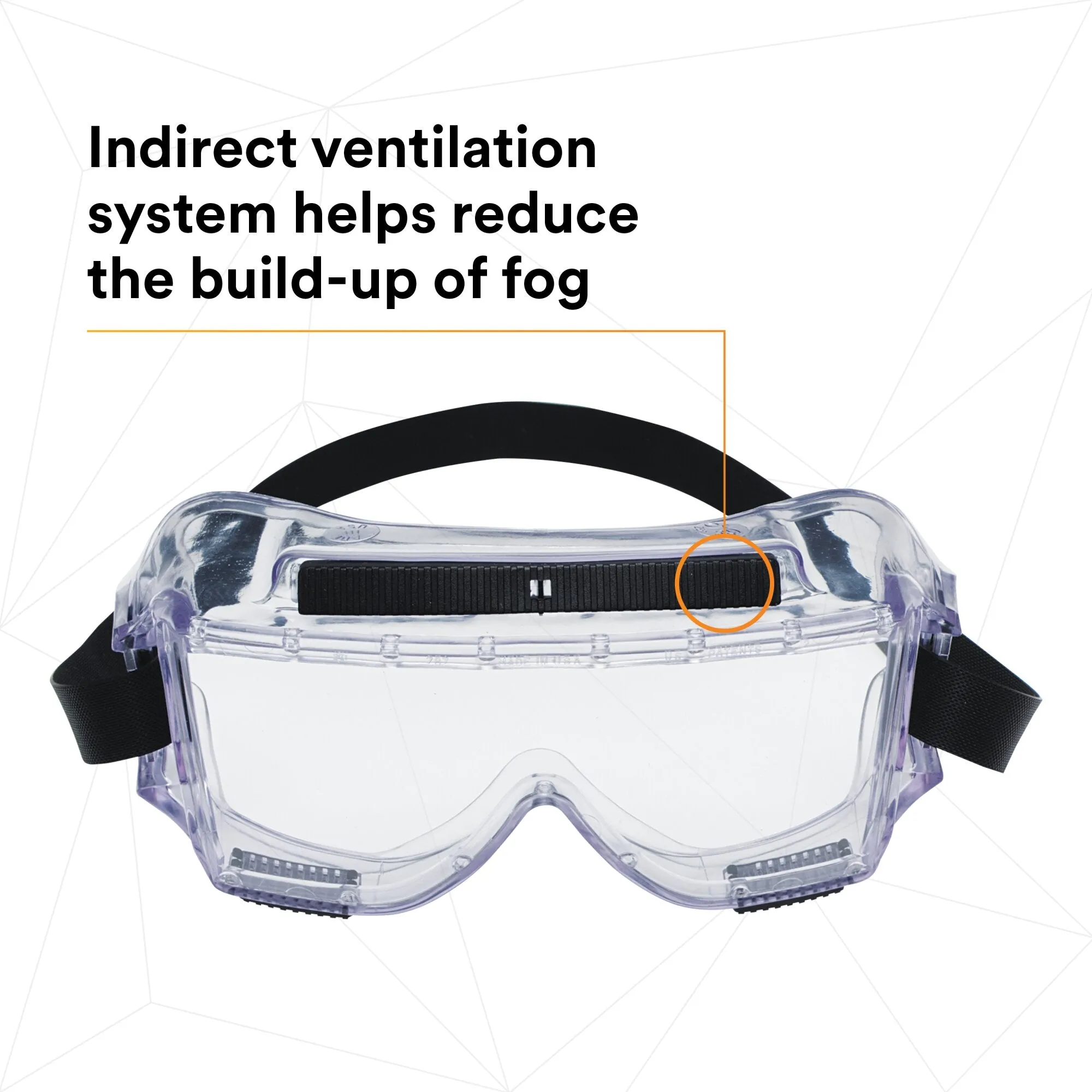 3M Centurion Safety Splash Goggle 454AF