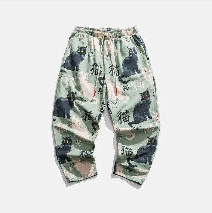 Cat Harem Pants Japanese Style