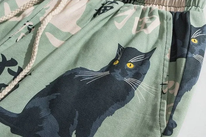 Cat Harem Pants Japanese Style