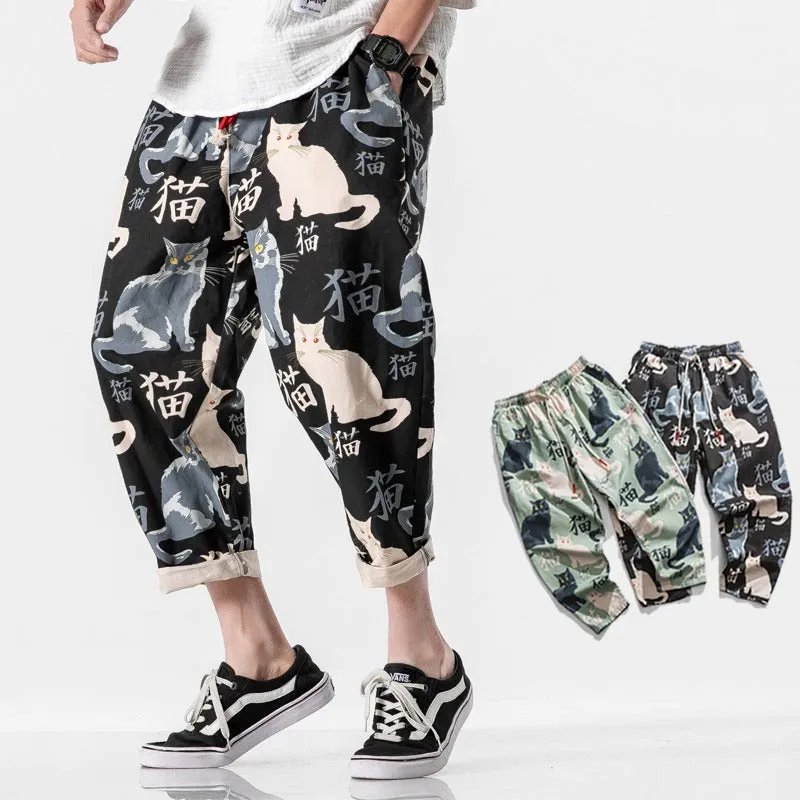 Cat Harem Pants Japanese Style
