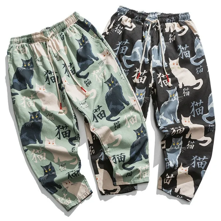 Cat Harem Pants Japanese Style