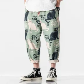 Cat Harem Pants Japanese Style