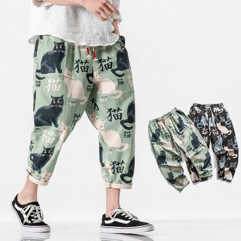 Cat Harem Pants Japanese Style