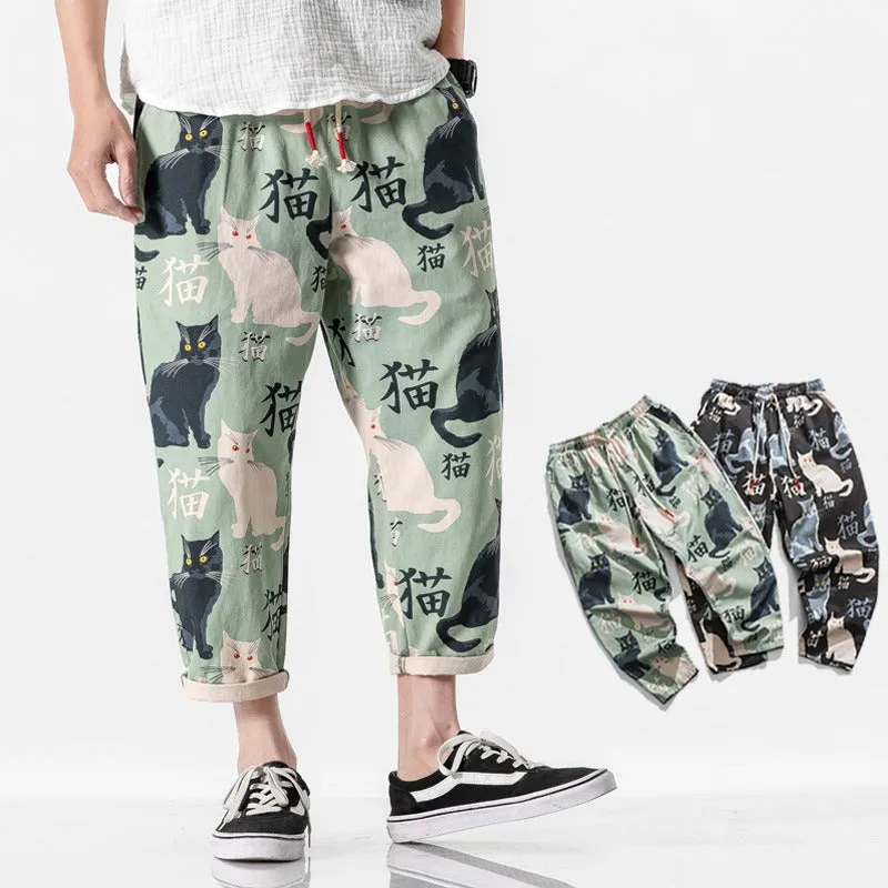 Cat Harem Pants Japanese Style