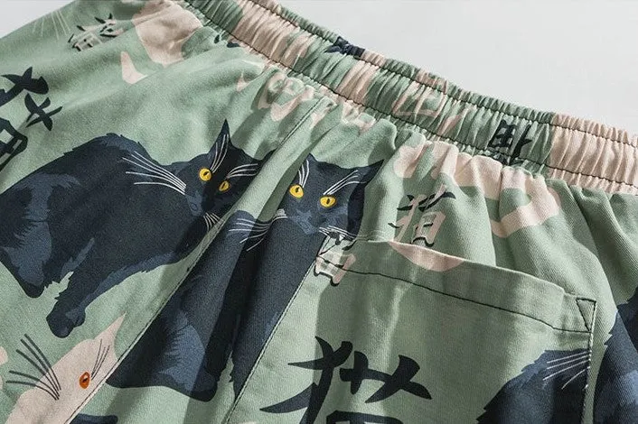Cat Harem Pants Japanese Style