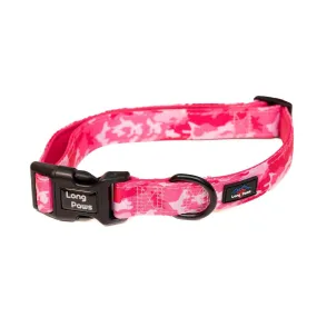 Funk The Dog Padded Dog Collar | Pink Camo