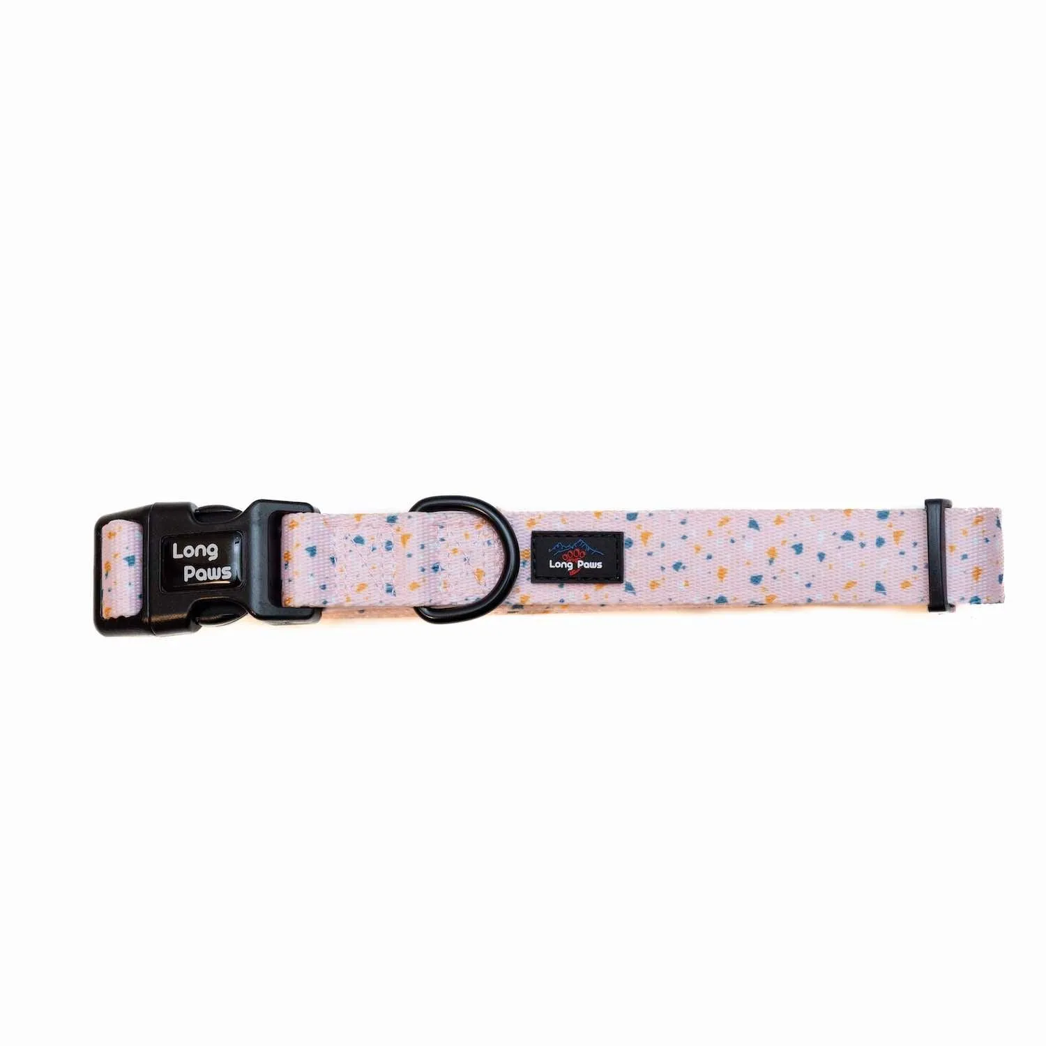 Funk The Dog Padded Dog Collar | Terrazo Pink