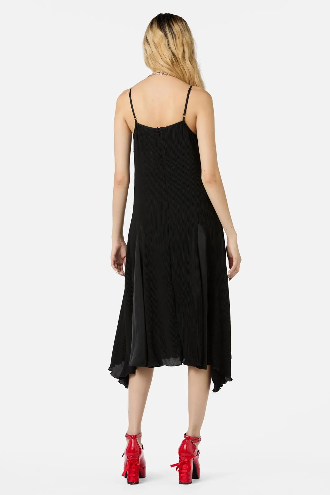 Godet Organza Dress