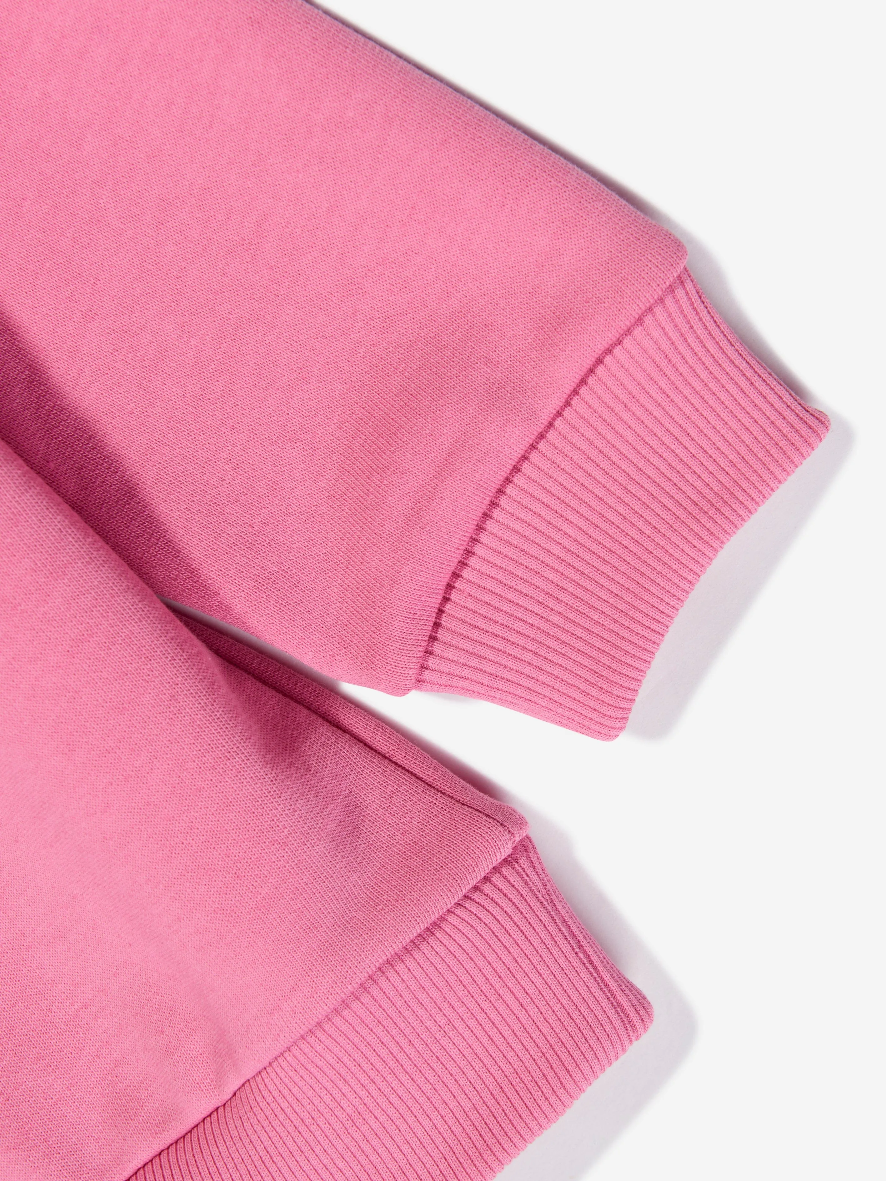Lacoste Girls Logo Sweatshirt in Pink
