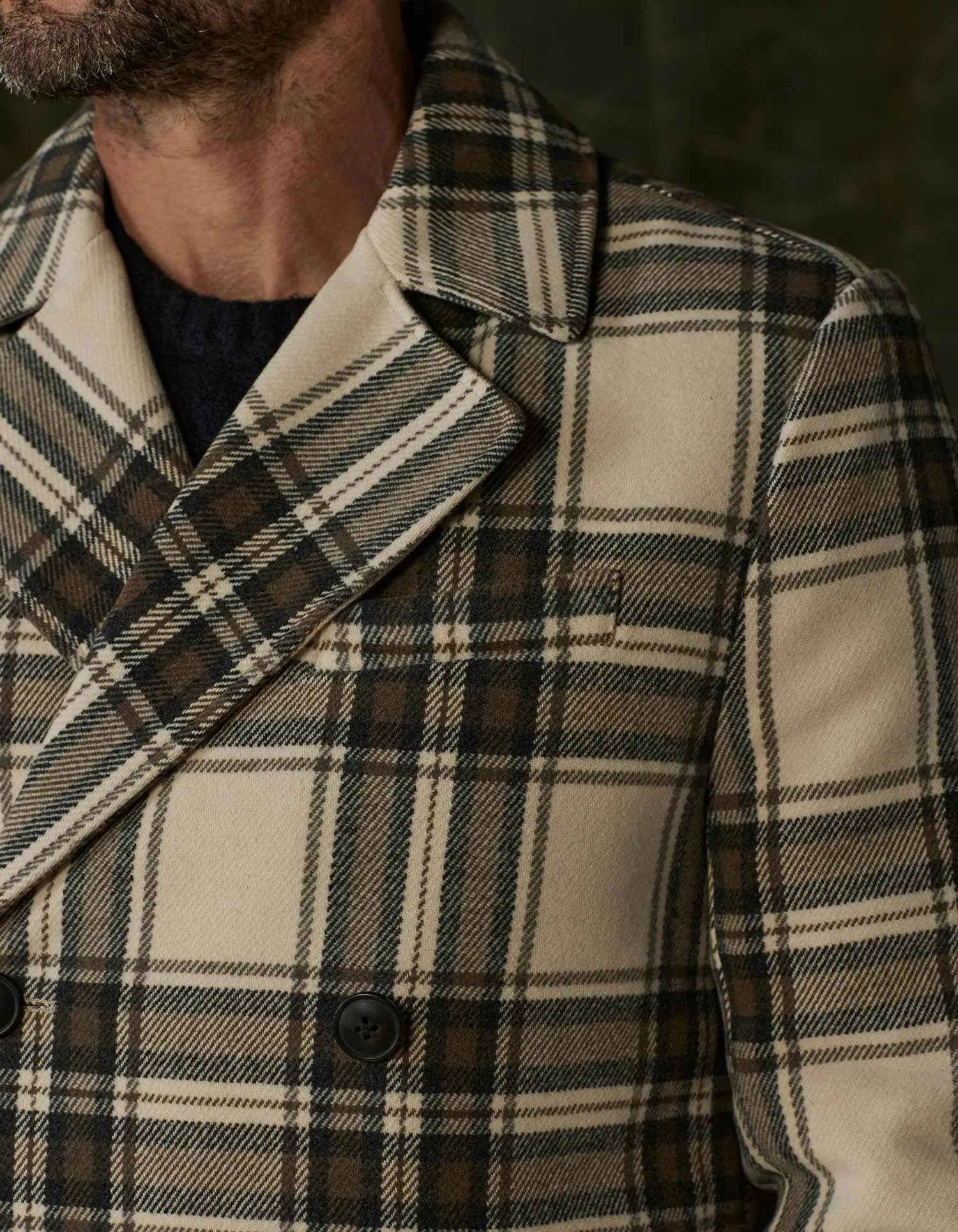 Lan Jacket in Brown Plaid