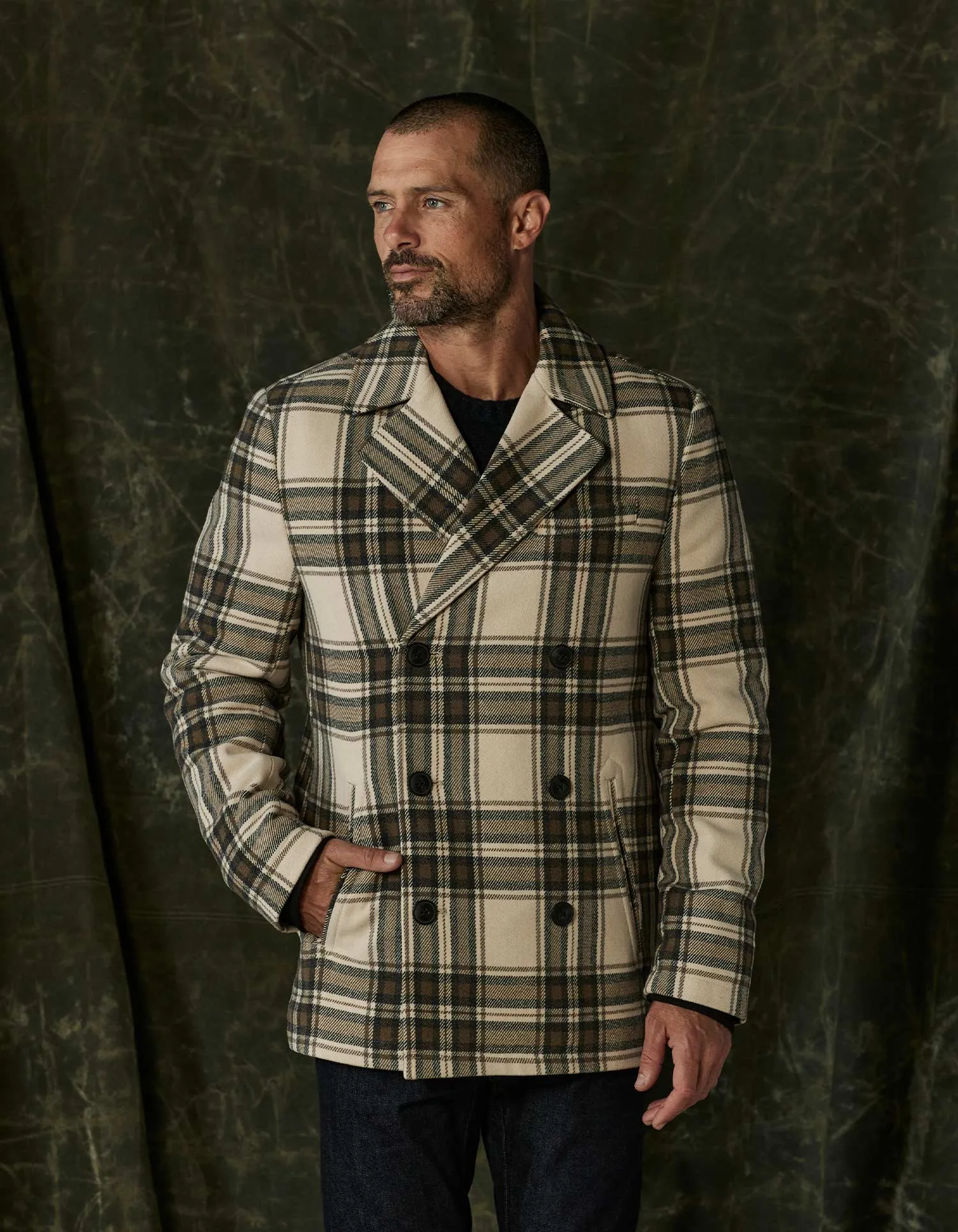 Lan Jacket in Brown Plaid
