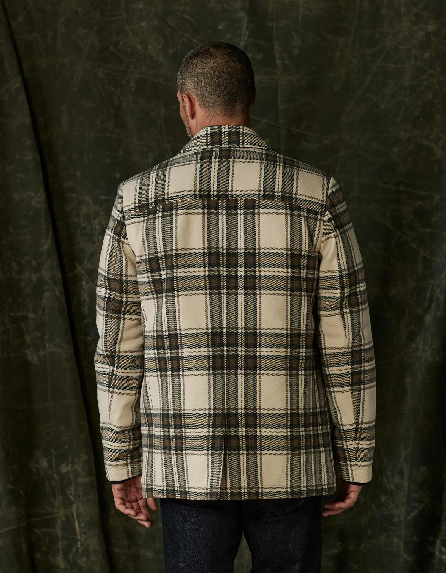 Lan Jacket in Brown Plaid