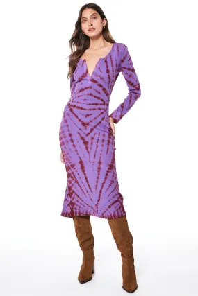 Leo Dress // Purple Sapphire Tigers Eye Wash ~ NO RETURN
