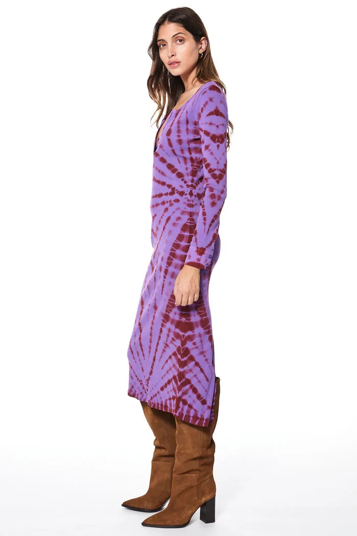 Leo Dress // Purple Sapphire Tigers Eye Wash ~ NO RETURN