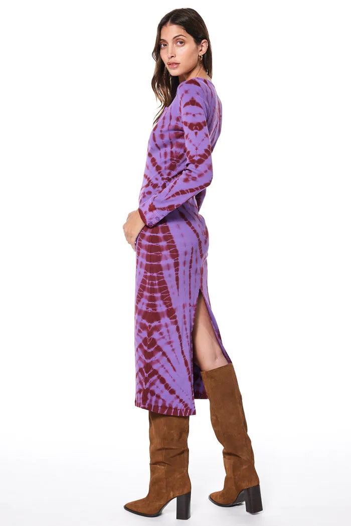 Leo Dress // Purple Sapphire Tigers Eye Wash ~ NO RETURN