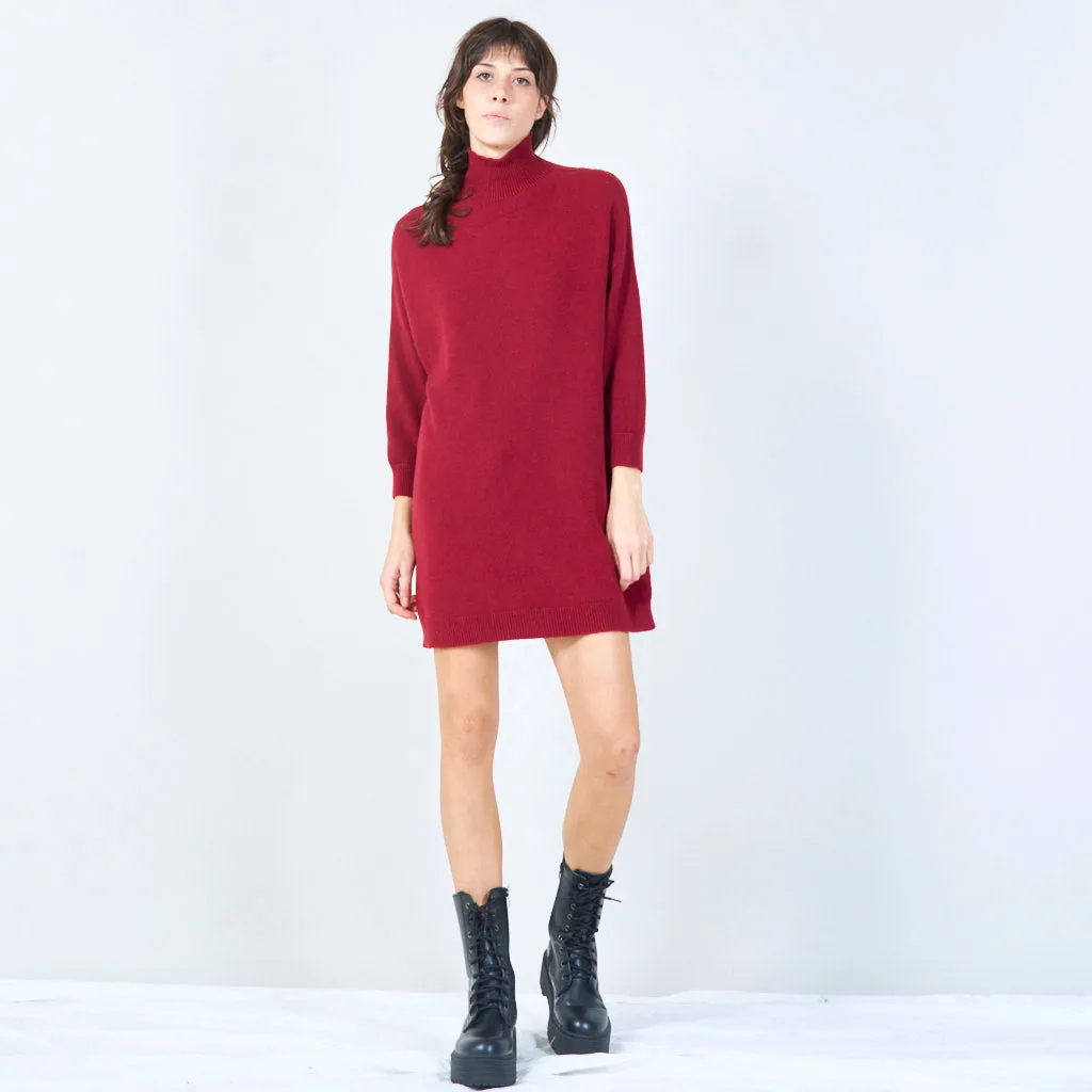 Longline turtleneck sweater wholesale