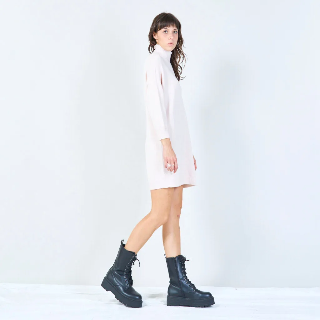 Longline turtleneck sweater wholesale