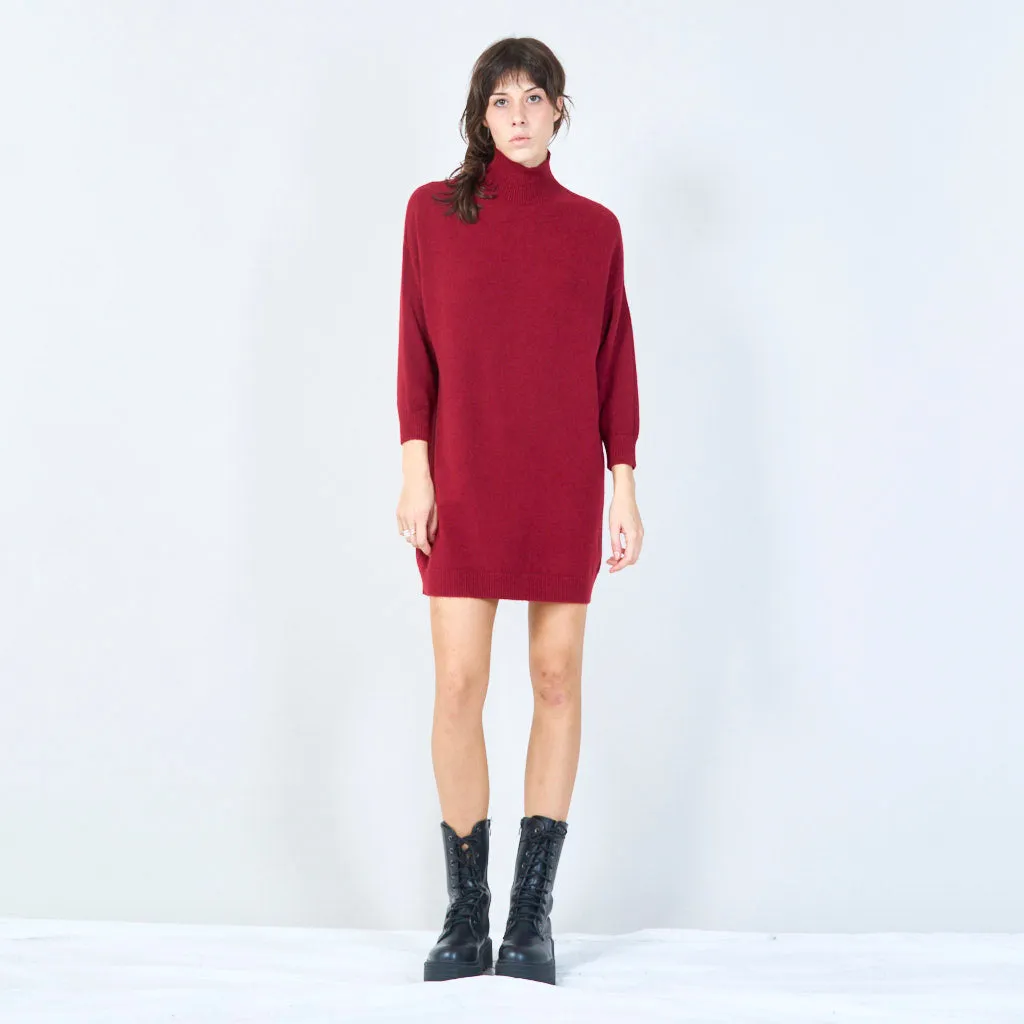 Longline turtleneck sweater wholesale