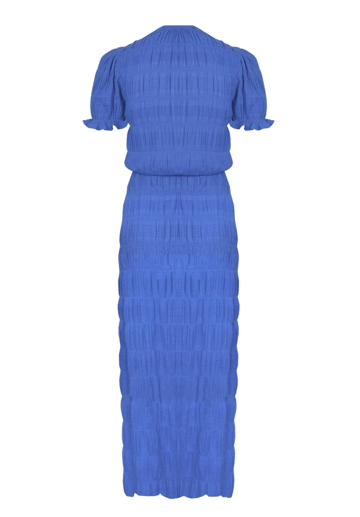 Mirella Short Sleeve Wrap Dress Periwinkle