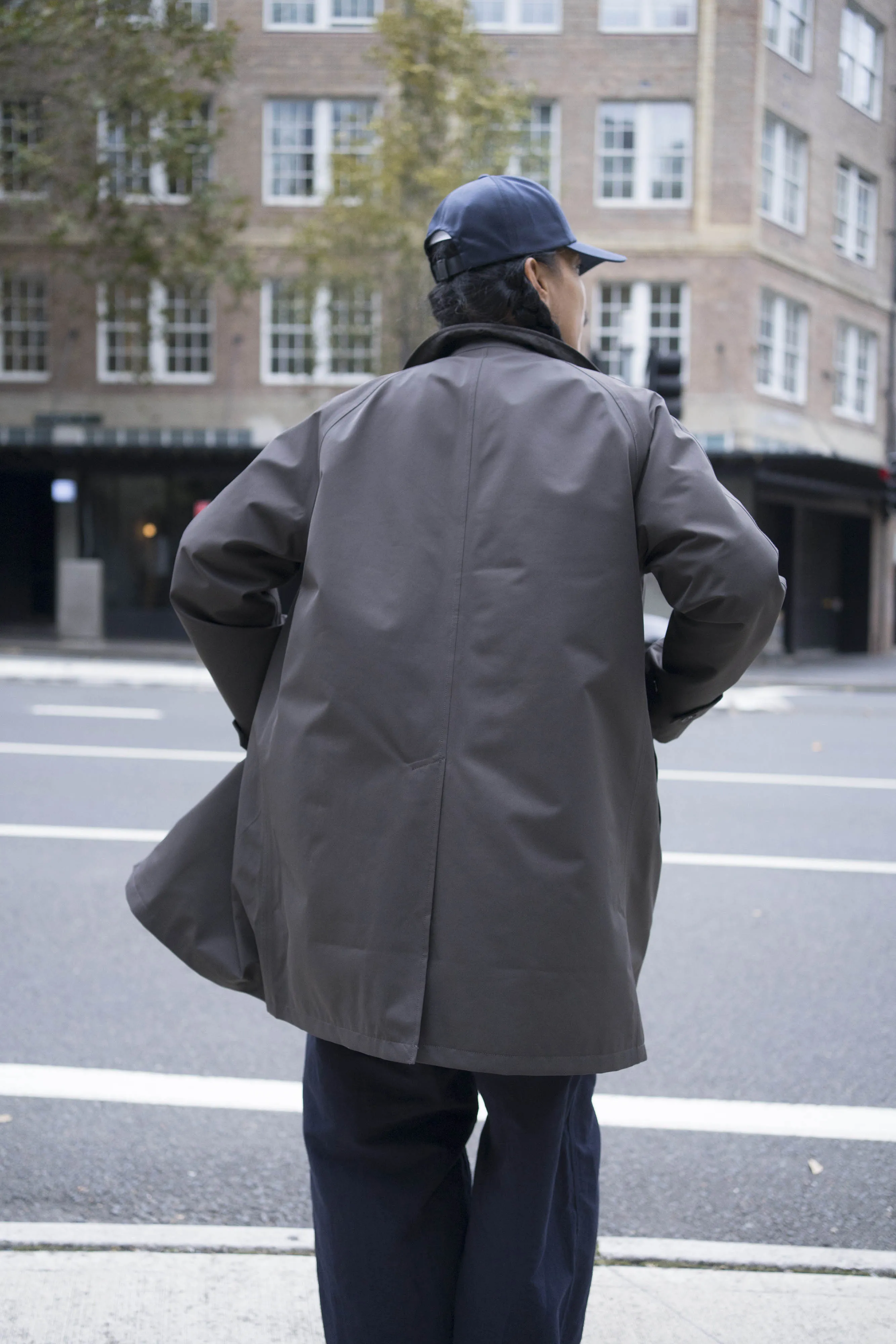 Nanamica 2L GORE-TEX Soutien Collar Coat Charcoal