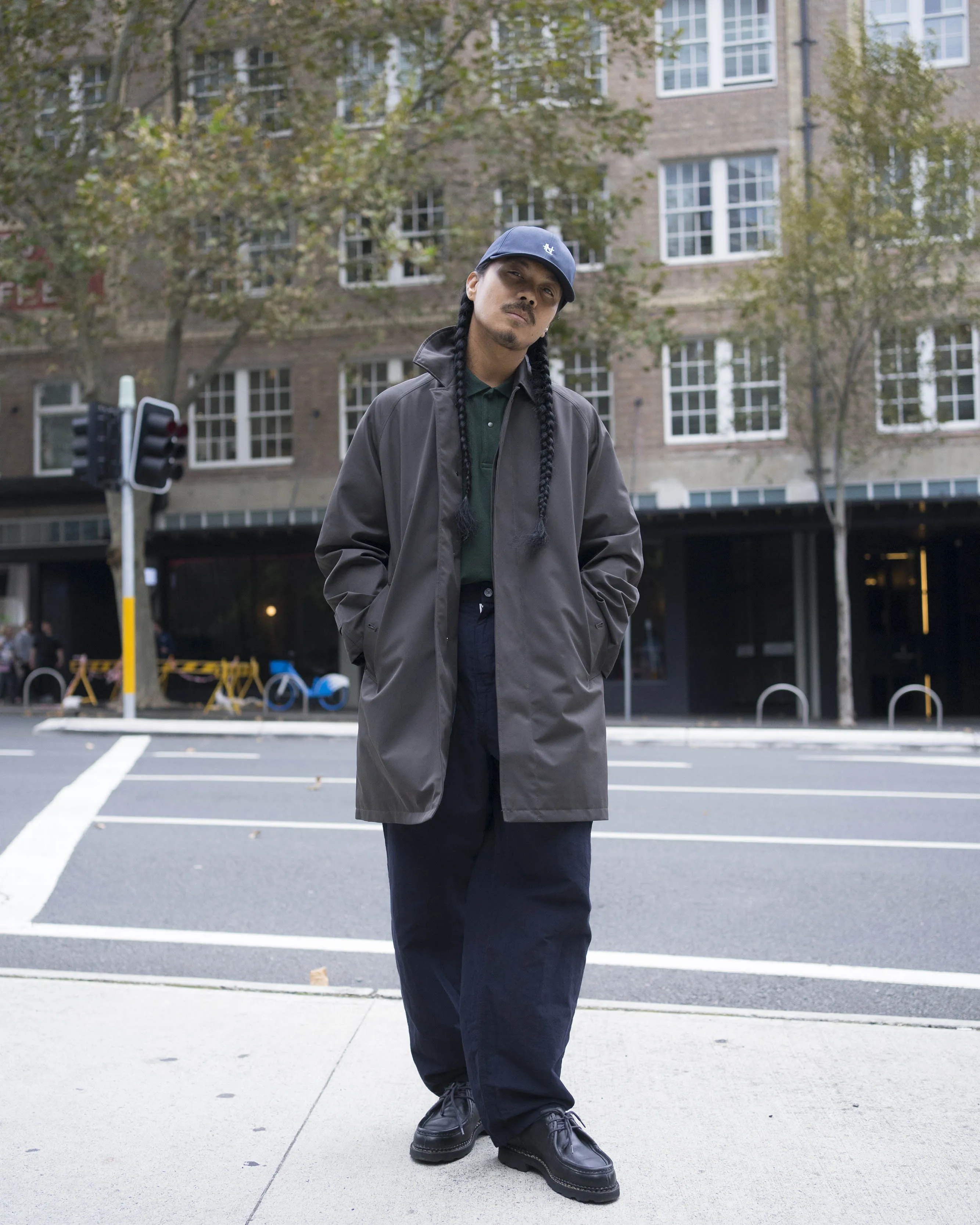 Nanamica 2L GORE-TEX Soutien Collar Coat Charcoal