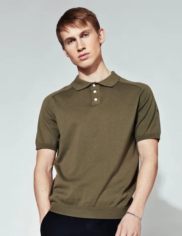 Nobel Cotton Polo - Deep Lichen Green