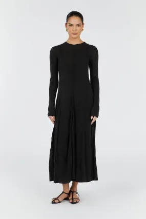 PARKER BLACK LONG SLEEVE DRESS