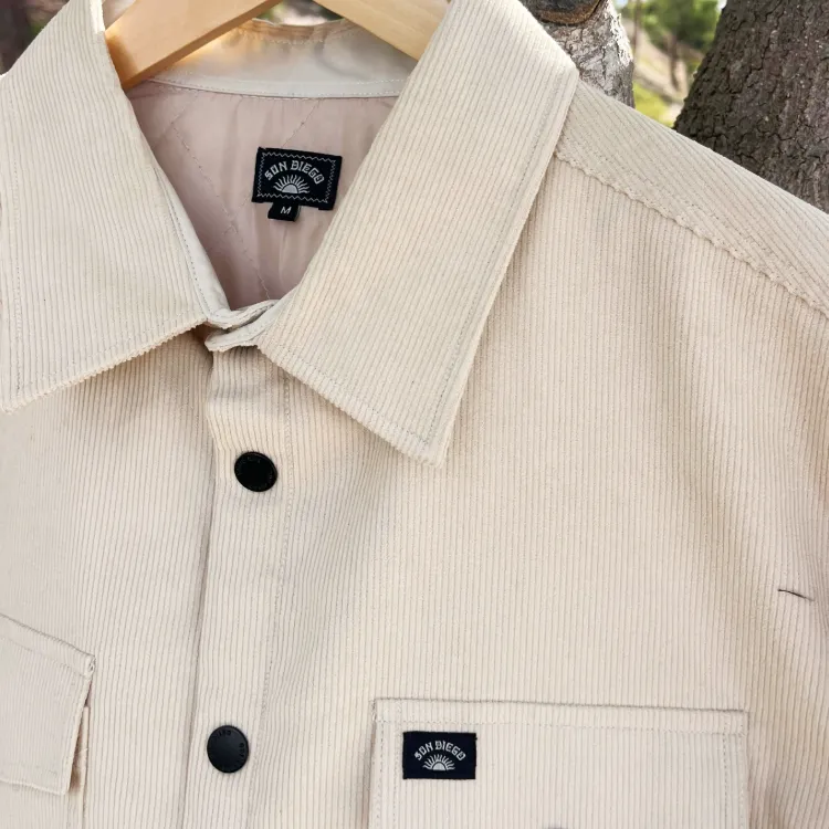 SunDiego Brodi Shacket - CREAM