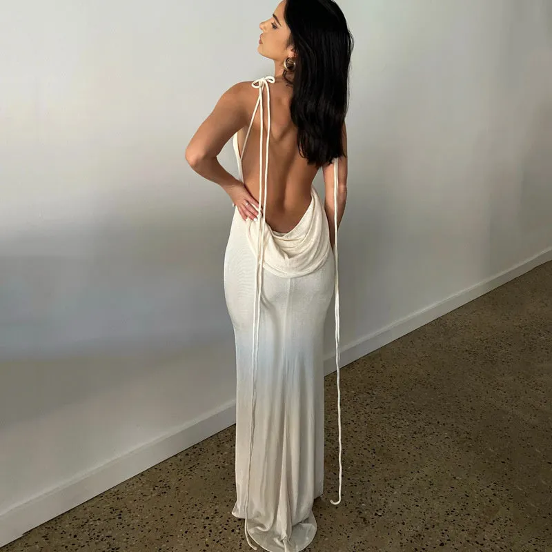 TastyHottie - Vanessa Backless Maxi Dress