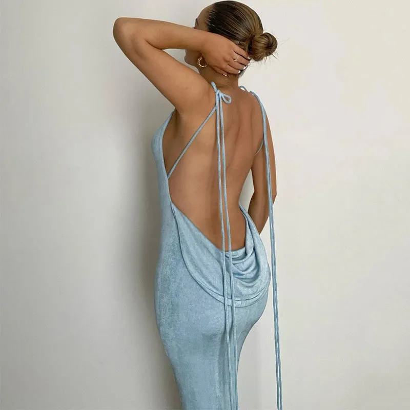 TastyHottie - Vanessa Backless Maxi Dress