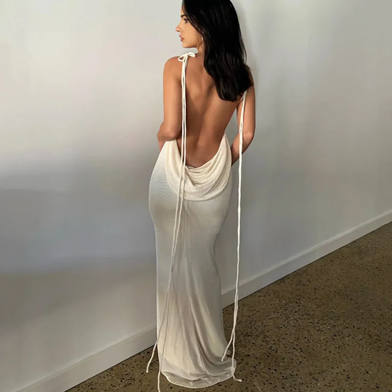 TastyHottie - Vanessa Backless Maxi Dress