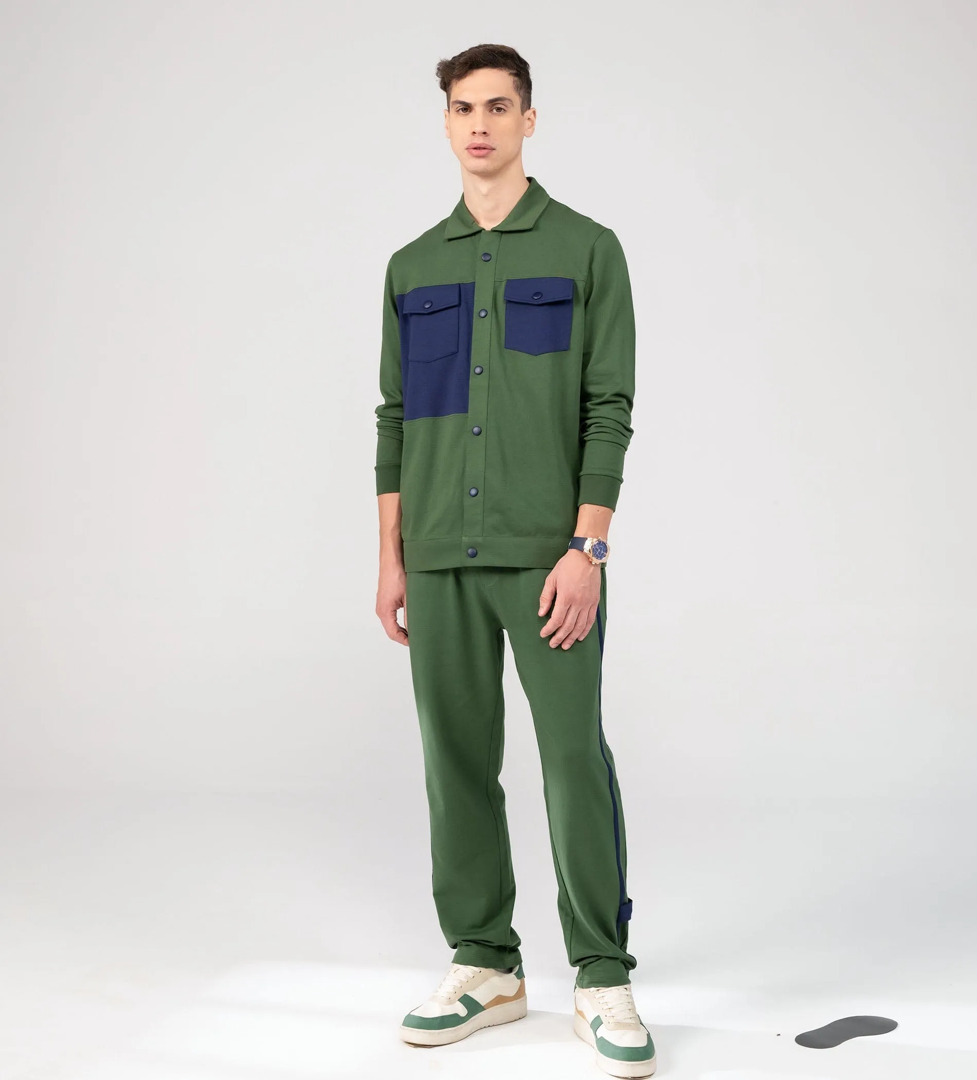 versatile olive shacket