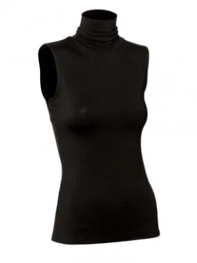 WOMENS MODAL SLEEVELESS TURTLENECK SHELL