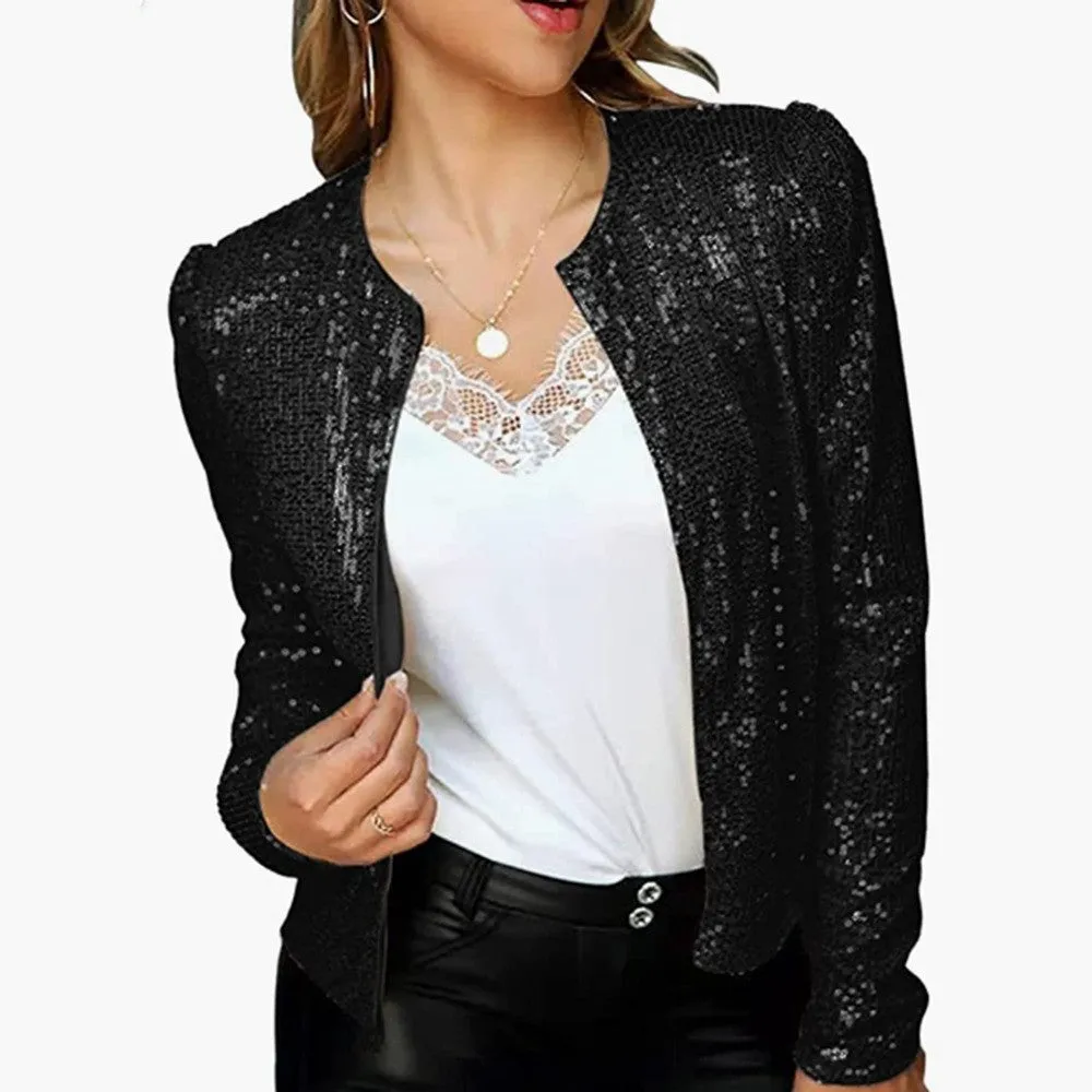 Women's Pretty Spring Fashion Sequined Casual Clothing