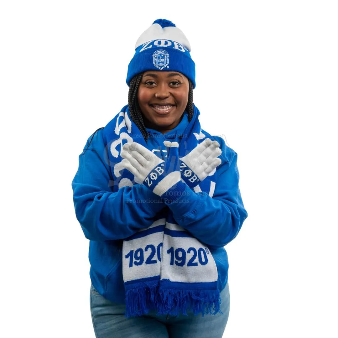 Zeta Phi Beta ΖΦΒ Knit Touch Screen Gloves